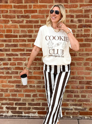 Cookie Club Christmas tee printed in Plainfield Illinois