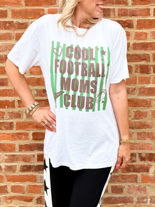 Cool Football Moms Club Comfort Color Tee - Limeberry Designs