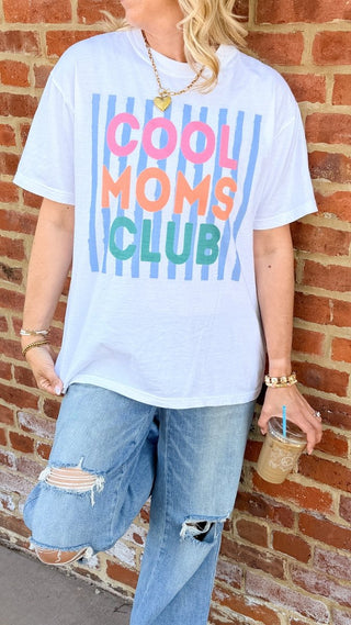 Cool Moms Club Comfort Color Graphic Tee - Limeberry Designs