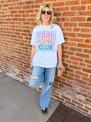 Cool Moms Club Comfort Color Graphic Tee - Limeberry Designs