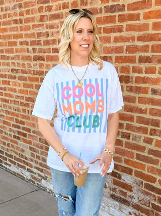 Cool Moms Club Comfort Color Graphic Tee - Limeberry Designs