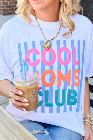 Cool Moms Club Comfort Color Graphic Tee - Limeberry Designs