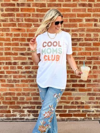 Cool Moms Club Fall Comfort Color Tee - Limeberry Designs