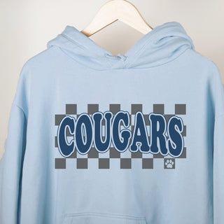 Cougars Checkered - Hunt Club Elementary - Limeberry Designs