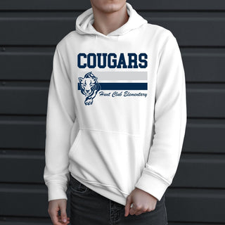 Cougars Stripe with Cougar - Hunt Club Elementary - Limeberry Designs