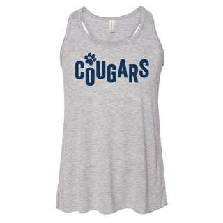 Cougars with Small Paw Racerback Tank - Hunt Club Elementary - Limeberry Designs