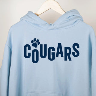 Cougars with Small Paw Sweatshirts & Hoodies - Hunt Club Elementary - Limeberry Designs