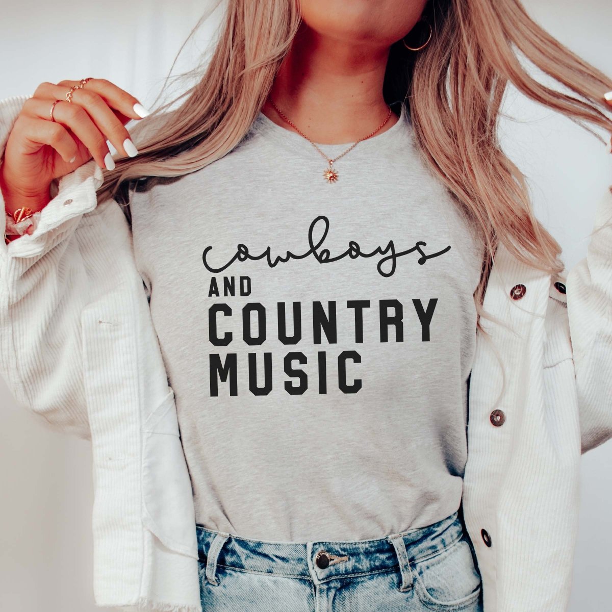 Cowboys and Country Music Tee - Limeberry Designs