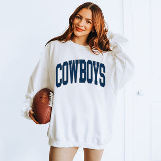 Cowboys Collegiate Letter Graphic Sweatshirt + Hoodie