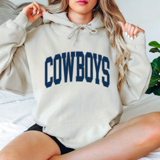 Cowboys Collegiate Letter Graphic Sweatshirt + Hoodie