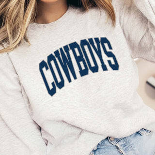 Cowboys Collegiate Letter Graphic Sweatshirt + Hoodie