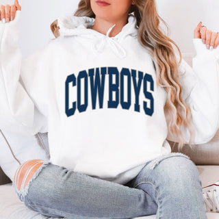 Cowboys Collegiate Letter Graphic Sweatshirt + Hoodie