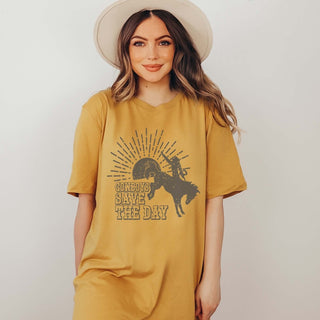Cowboys Save The Day Tee - Fast Shipping - Limeberry Designs