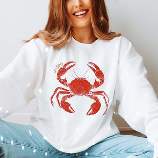 Crabby Wholesale Graphic Sweatshirt - Quick Shipping - Limeberry Designs