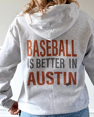 Custom Baseball Is Better Hoodie With Front And Back Design - Limeberry Designs