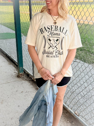 Custom Baseball Mom Social Club Tee - Limeberry Designs