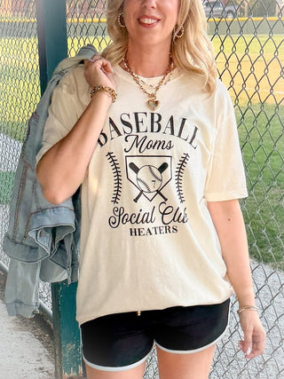 Custom Baseball Mom Social Club Tee - Limeberry Designs