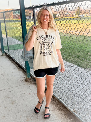 Custom Baseball Mom Social Club Tee - Limeberry Designs