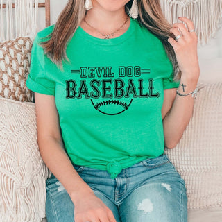 Custom Baseball Team Bella Tee - Limeberry Designs