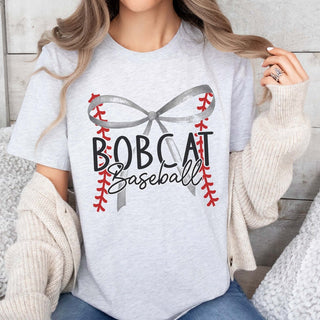 Custom Baseball Team With Bow Tee - Limeberry Designs