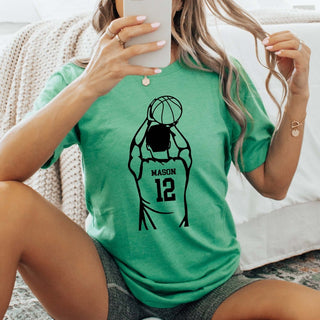 Custom Basketball Player | Name & Number | Bella Graphic Tees - Limeberry Designs