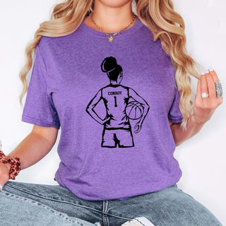 Custom Basketball Player | Name & Number | Bella Graphic Tees - Limeberry Designs