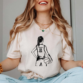 Custom Basketball Player | Name & Number | Bella Graphic Tees - Limeberry Designs