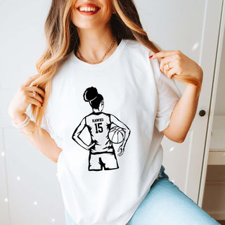 Custom Basketball Player | Name & Number | Bella Graphic Tees - Limeberry Designs
