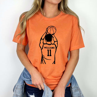 Custom Basketball Player | Name & Number | Bella Graphic Tees - Limeberry Designs