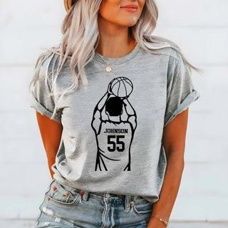 Custom Basketball Player | Name & Number | Bella Graphic Tees - Limeberry Designs