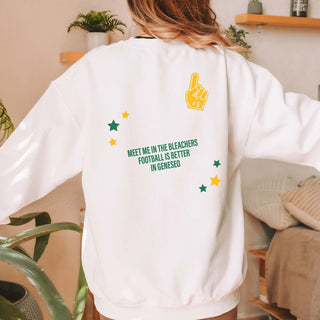 Custom Football Collage Sweatshirt With Front And Back Design - Limeberry Designs