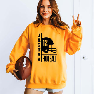 Custom Football Team & Number Sweatshirt - Limeberry Designs