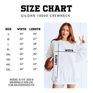 Custom Football Team & Number Sweatshirt - Limeberry Designs