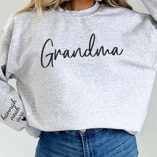 Custom Grandma Crew Sweatshirt - Limeberry Designs
