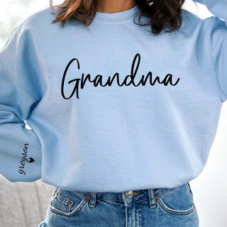 Custom Grandma Crew Sweatshirt - Limeberry Designs