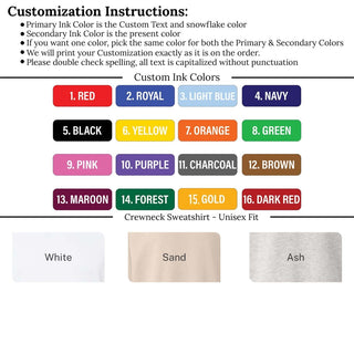 Custom Team Ugly Sweater | Crew Sweatshirts - Limeberry Designs