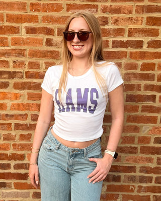 Custom Varsity Game Day Baby Tee - Limeberry Designs