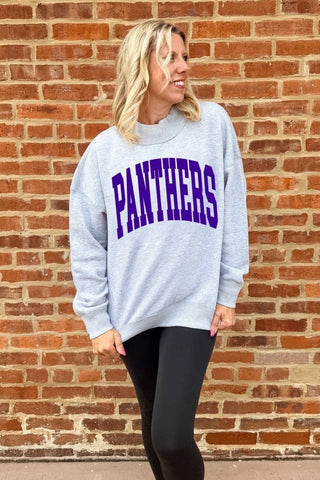 Custom Varsity Letter Mockneck Sweatshirt - Limeberry Designs