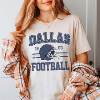 Dallas Football Bella Graphic Tee - Limeberry Designs