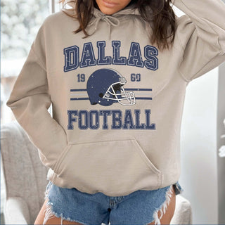 Dallas Football Graphic Hoodie - Limeberry Designs