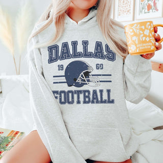 Dallas Football Graphic Hoodie - Limeberry Designs