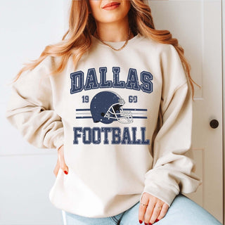 Dallas Football Graphic Sweatshirt - Limeberry Designs