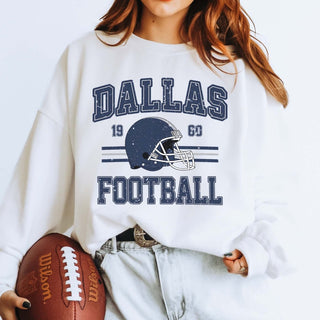 Dallas Football Graphic Sweatshirt - Limeberry Designs