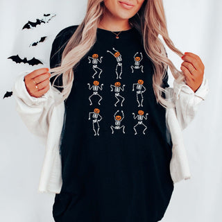 Dancing Skeletons Wholesale Bella Graphic Tee - Quick Shipping - Limeberry Designs