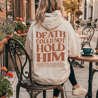 Death Could Not Hold Him Hoodie - Limeberry Designs