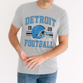 Detroit Football Bella Graphic Tee - Limeberry Designs