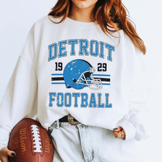 Detroit Football Graphic Sweatshirt - Limeberry Designs