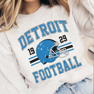 Detroit Football Graphic Sweatshirt - Limeberry Designs