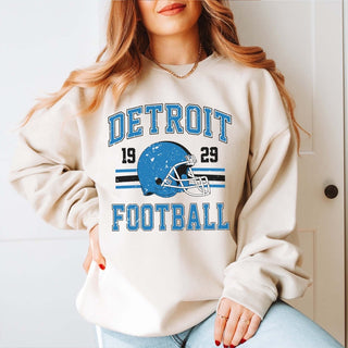 Detroit Football Graphic Sweatshirt - Limeberry Designs