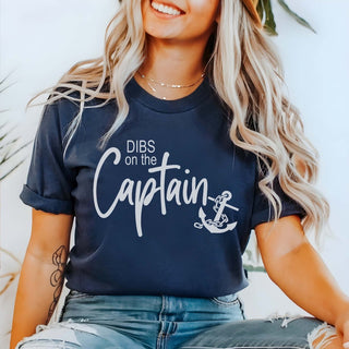 Dibs On The Captain Graphic Tee - Limeberry Designs